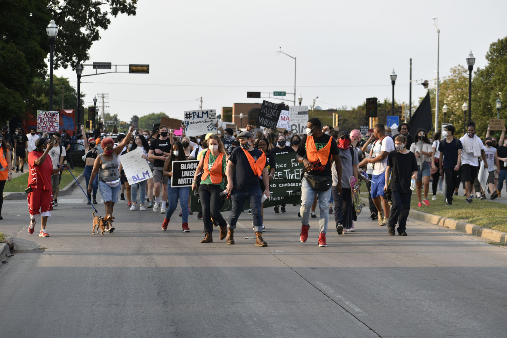 Nighttime protest 4